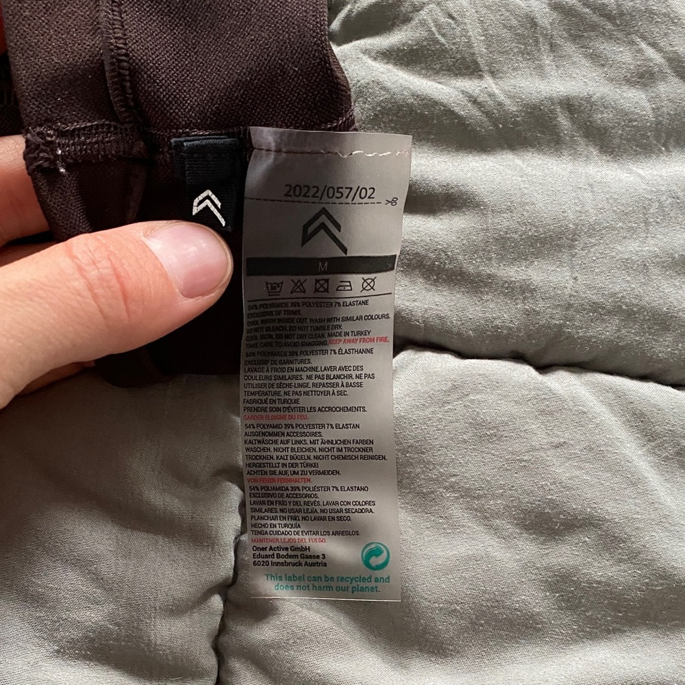 Oner Active Classic Seamless 2.0 Leggings in 70% Cocoa Marl Brown - Picture 7 of 11